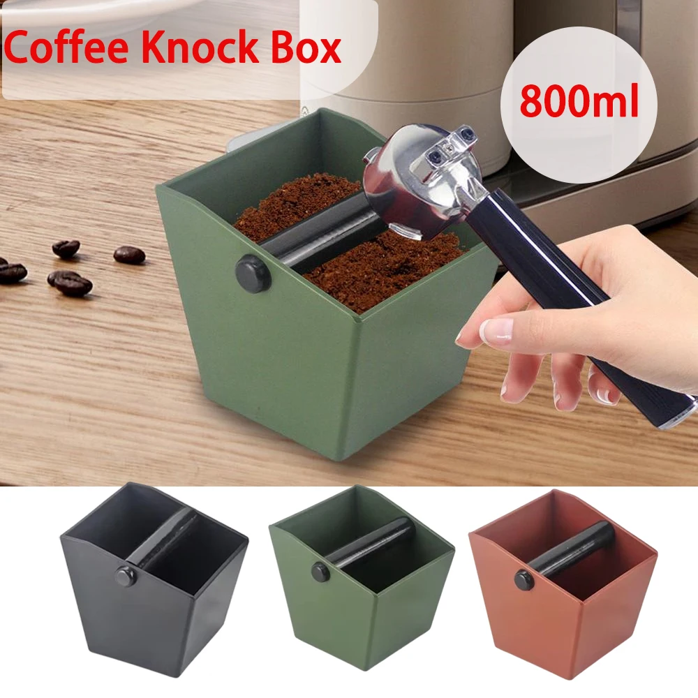 

Coffee Knock Box Grounds Bucket ABS Bar Coffee Waste Grounds Powder Storage For Barista Goods Accessories Espresso Maker Tools