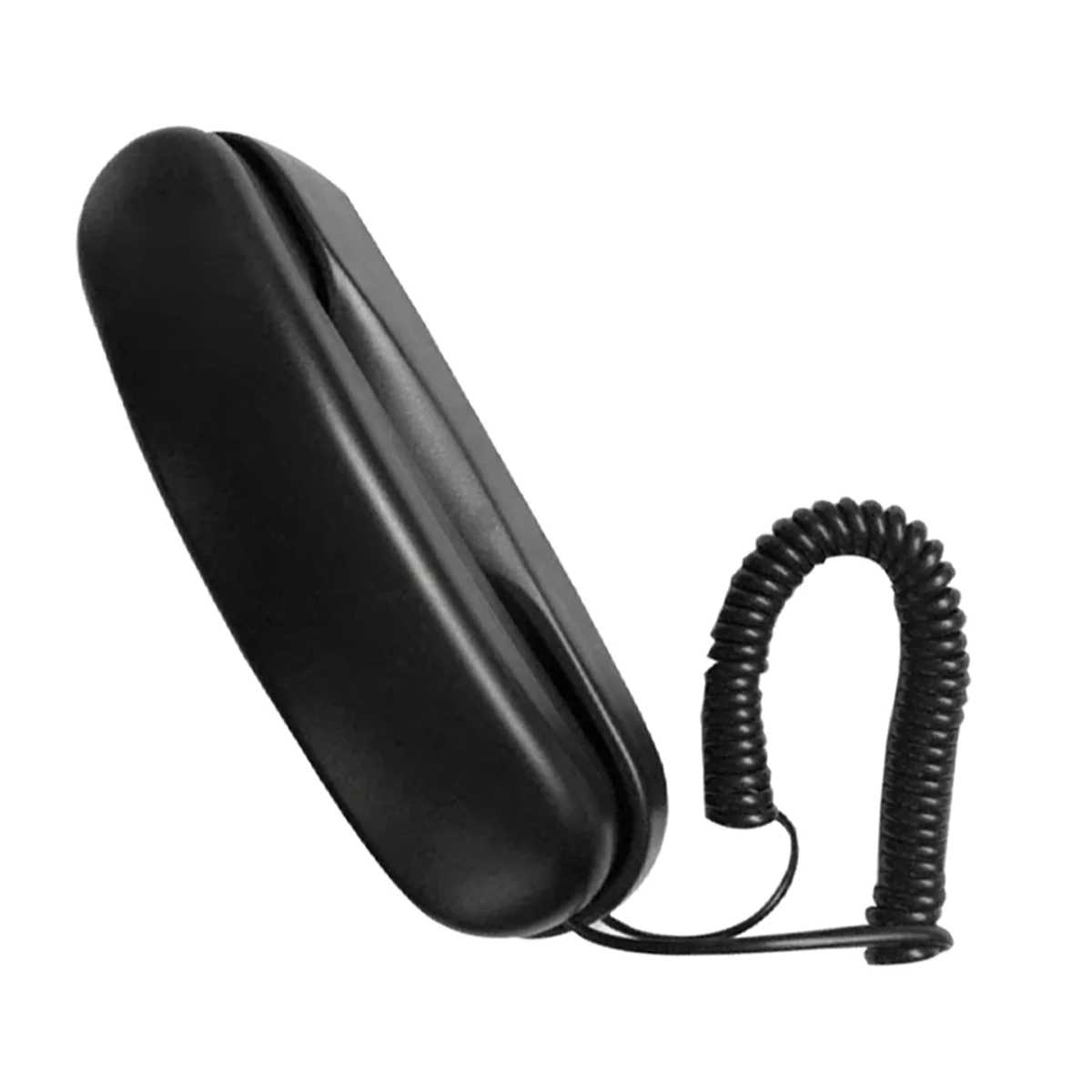 小さな有線固定壁電話、家庭用バスルーム学校オフィス、黒ホテル電話に適しています