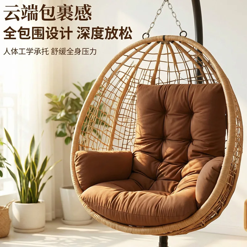 Seat Cushion Rocking Chair Waterproof Hanging Chair Swing Back Cushion Oversized Thick Chair Cushion Lumbar Support