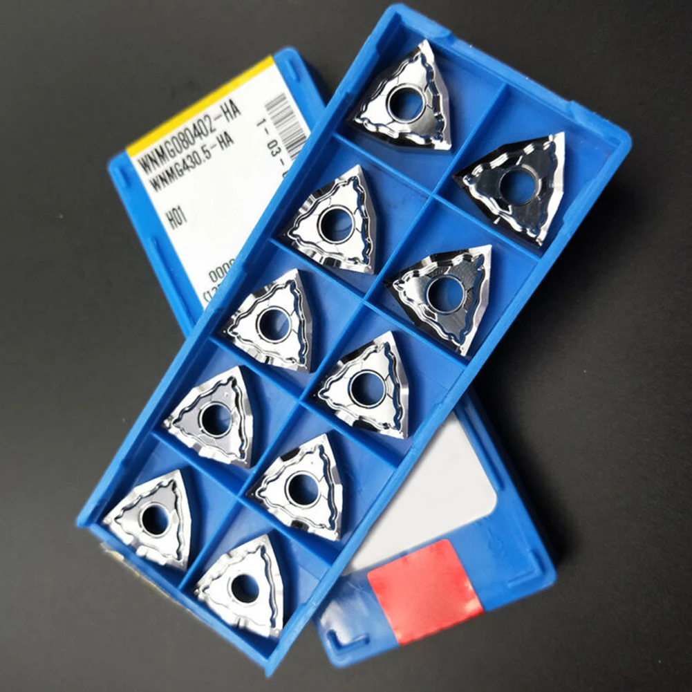 CNC Carbide Inserts 10pcds Blade CNC Machine For Stainless Steel Fully Sanded Lathe Turning Tool Machined Parts