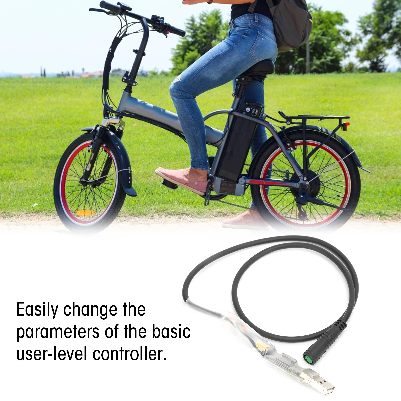 Electric Bicycle Motor USB Programming Cable for BAFANG BBS01 BBS02 BBS03 BBSHD Mid Drive Motor Kit