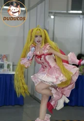 Anime Mermaid Melody Pichi Pichi Pitch Nanami Lucia Cosplay 코스프레 Lovely Pink Dress Activity Party Role Play Clothing Sexy