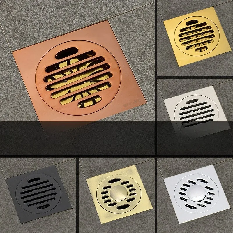 

Твердый слив для пола, утолщенный балкон для ванной комнаты, стиральная машина, ванная комната, слив для пола большого объема с защитой от запаха