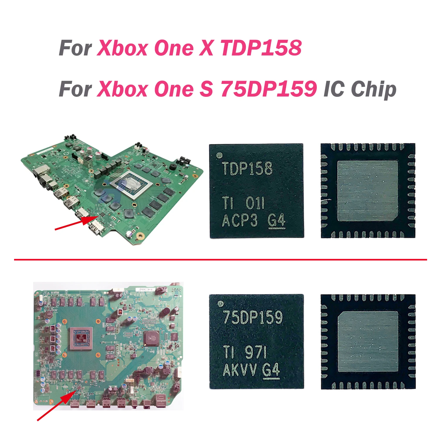 

1-10pcs TDP158 TDP158RSBR SN75DP159 HDMI IC Retimer QFN-40 for XBOX ONE X ONE S 100% NEW IC Chipset