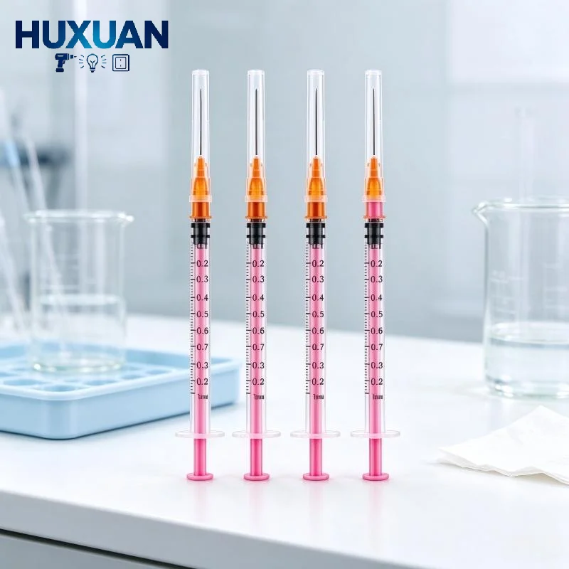 Ml Disposable Syringe With Needle, 10Pc Clear Scale Liquid Dispenser, Pet Feeding & Laboratory Measuring Tool