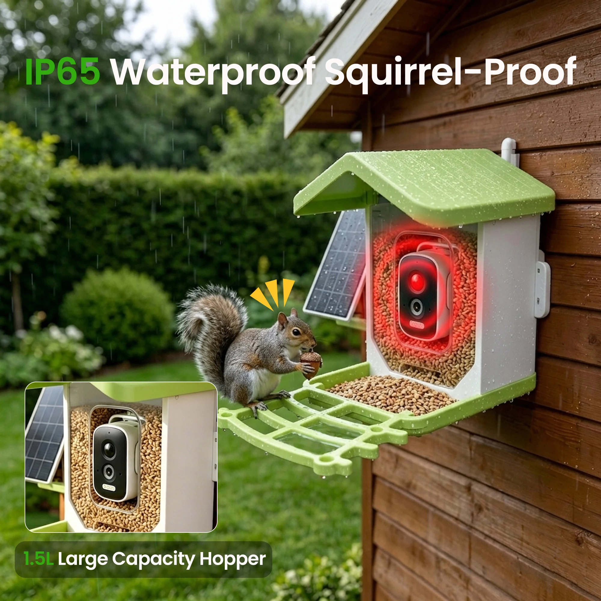 Alimentador de Pássaros Solar  - Smart Garden Video avaliação e preço