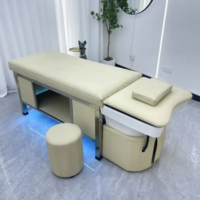 سبا حديث سماعة الرأس سبا تايلاندية تدليك شامبو سرير حمام صالون الشعر