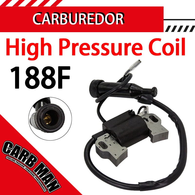 188F Generator High Pressure Ignition Coil For Honda GX390 GX340 11HP 13HP GX 390 340 5KW 6.5KW 8KW Engine