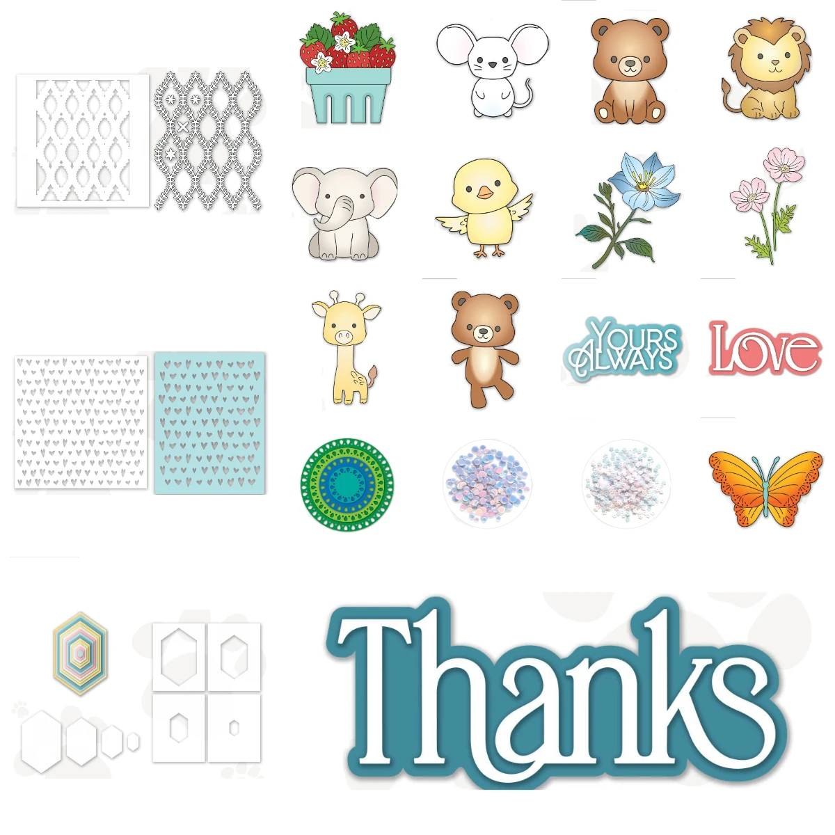 Troqueles de corte de metal Fable Sitting Bear Wafer 2026, nuevos, para manualidades DIY, álbumes de recortes, plantillas para álbumes de fotos, decoración hecha a mano