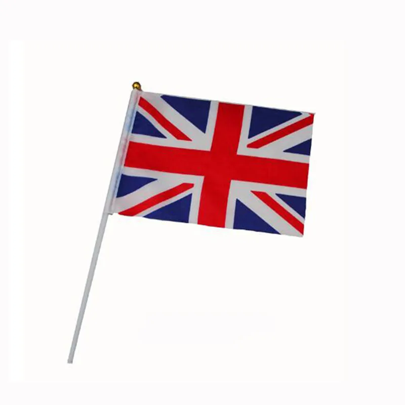 

14*21 CM UK hand Flag United Kingdom National Banner 100PCS/LOT