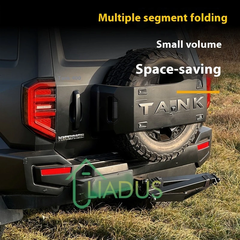 سيارة وصلة أرجوحة وصلة مربعة المحمولة التخييم على الطرق الوعرة مركبة سوينغ الباب الخلفي مقطورة هوك في الهواء الطلق مقاومة للأشعة فوق البنفسجية الثقيلة