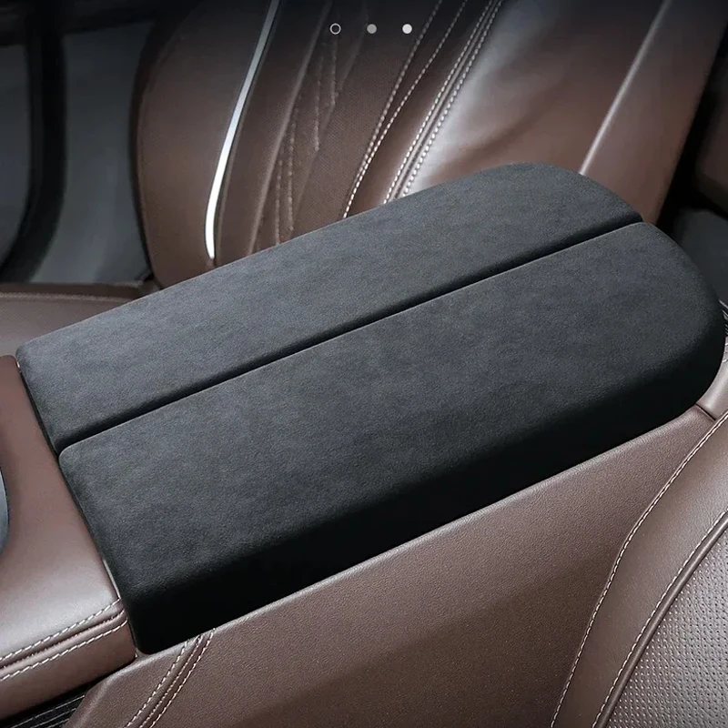 

Alcan tara замша для BMW 7 серии G11 G12 2016 2017 2018 2019 2020 2021 2022 2023 2024 автомобильная консоль подлокотник чехол крышка коробки