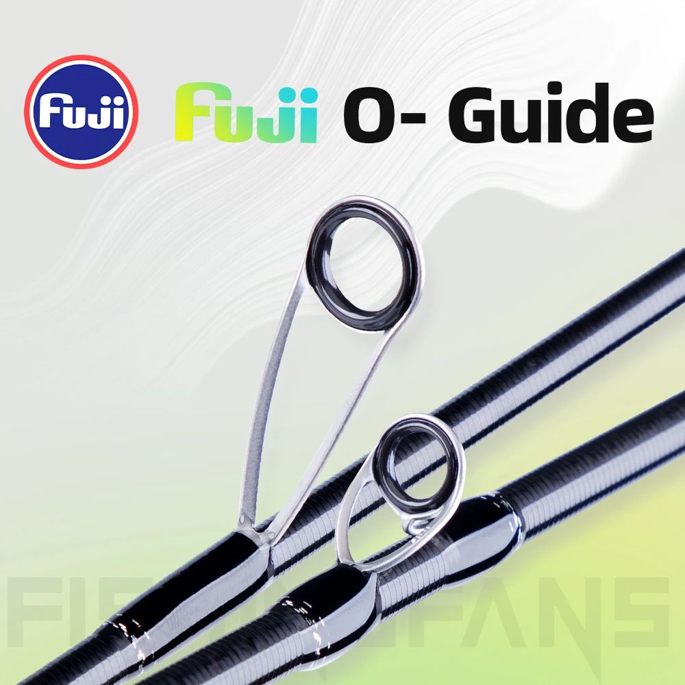 مراوح الصيد رانسي ماكس عالية الكربون فوجي O دليل عالية الكربون سوبر لايت L ML M الغزل الصب باس البحر قارب الصيد رود #4