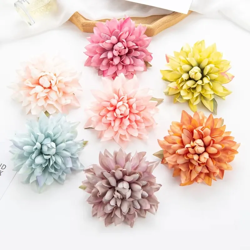 

30PCS Artificial Flowers 12CM Fake Silk Gerbera Wholesale Christmas Decoration for Home Wedding Wreath Outdoor Diy Candy Box