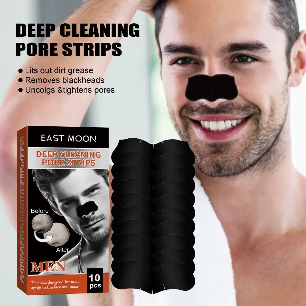 10Pcs Nase Mitesser Aufkleber Streifen Maske für Nase Tiefen Reinigung Straffende Schrumpfen Poren Unisex Peeling Nasen Nase Hautpflege werkzeug