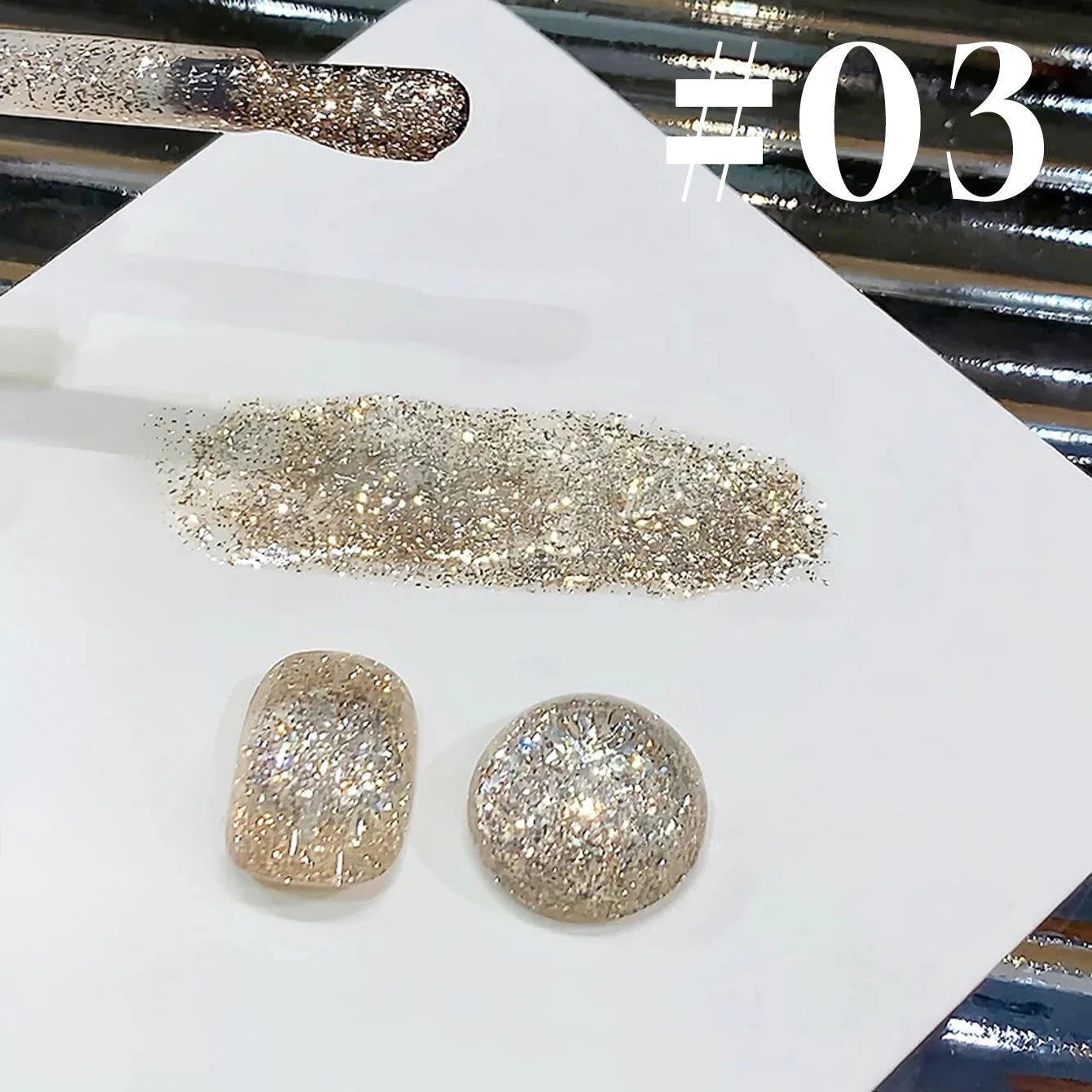 

1-12pcs PSK Star Holding Moon Nail Art 2025 Popular Whitening Highlight Gel Halloween Platinum Broken Diamond Gel Nail Polish