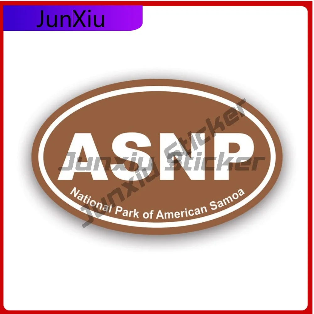 

National Park Of American Samoa Brown Oval Sticker Creative Decals Uv Protected Euro Nps Asnp American Samoa Tutuila Ofu Tau