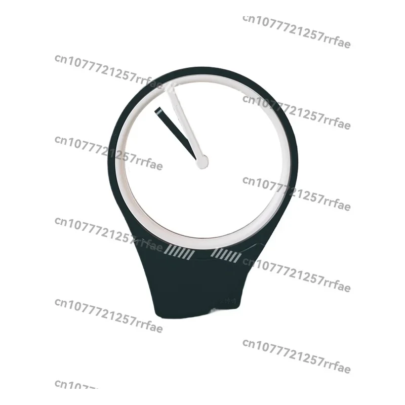 No Dial Fashion Simple Atmosphere Black Technology Desktop Office Clock Ornament
