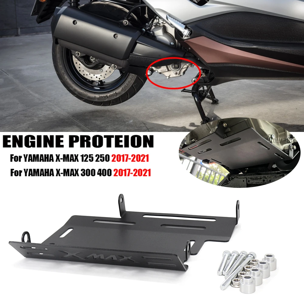 

Motorcycle Accessories Engine Chassis Cover Protection CNC Fit For Yamaha XAMX125 XAMX 250 XMAX300 XMAX400 X-MAX 125 250 300 400