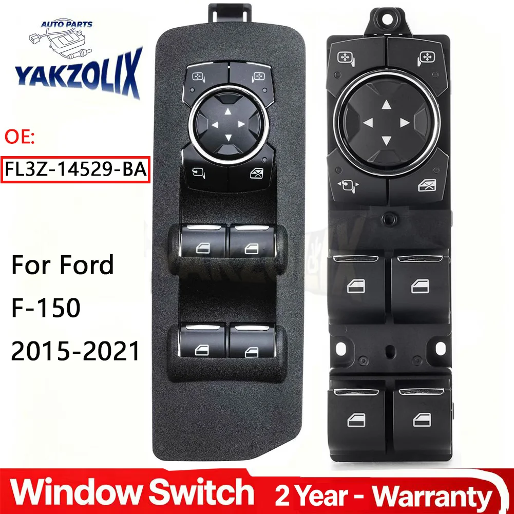Для Ford F-150 2015-2021 Главный переключатель управления стеклоподъемниками FL3Z-14529-BA FL3Z1452-BA, автомобильные аксессуары