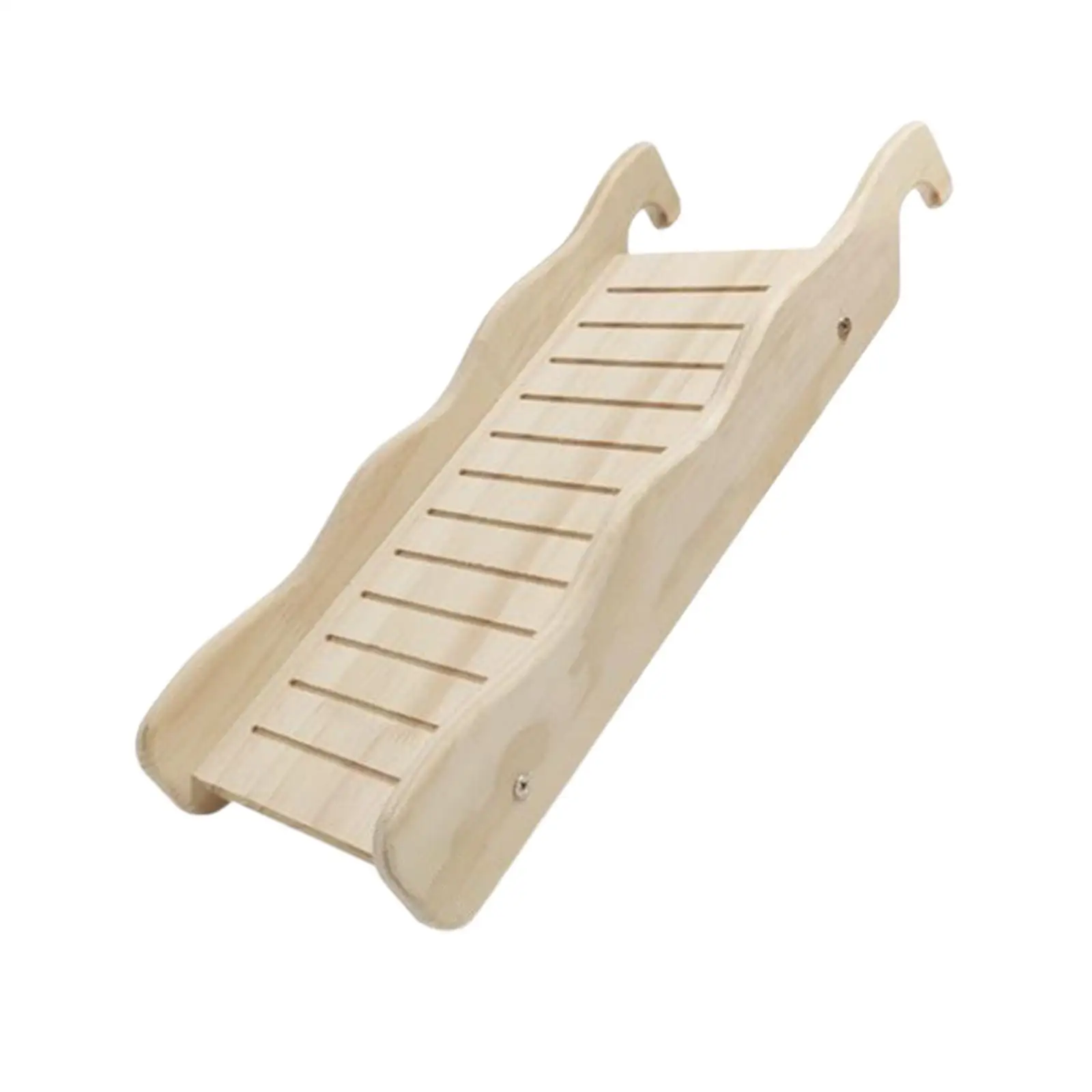 Rabbit Ramp Cage Hanging Ladder Cage Landscaping Accessory Climbing Activity Habitat Decoration Wooden Dwarf Hamster Bridge