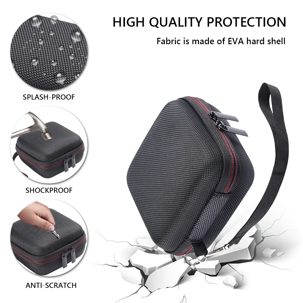 EVA Hard Carrying Case Bag Shockproof Travel Protective Case with Hand Rope for ANBERNIC RG35XXSP Handheld Game Console image 4