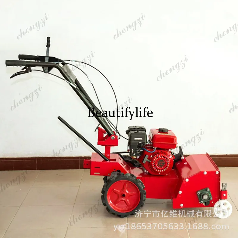 A81 four-wheel drive micro-tillage rotary tiller agricultural multi-functional ditch plowing machine