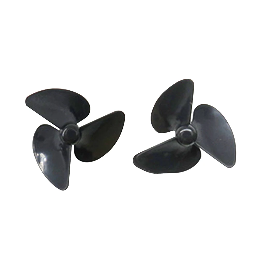 2pcs 3-Blade Fishing Bait Boat Accessories Spare Parts Replacement Propellers RC Toy Boat Parts