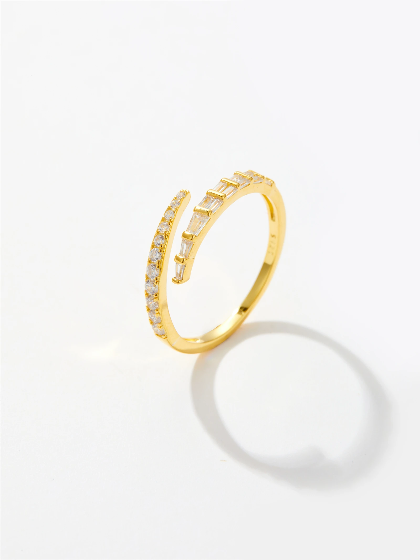 ANDYWEN kobiety 100% 925 srebro pierścionek z możliwością zmiany rozmiaru 2024 Fine Jewelry rocznica biżuteria weselna — zdjęcie 2