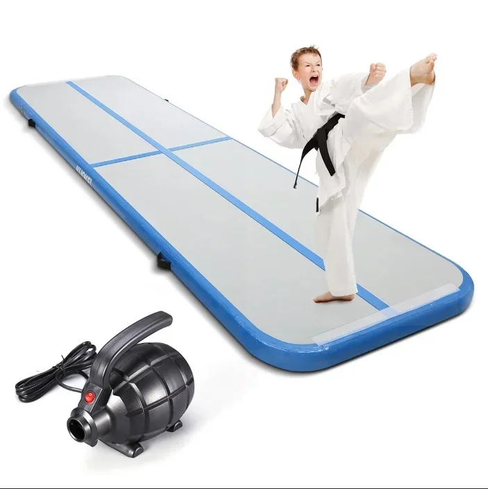 Commercial Grade Square Airtrack Gymnastic Air Floor Inflatable Tumbling Air Track For Dance Class
