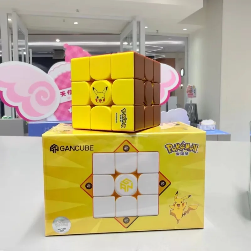 GAN Pokemon Gengar 3X3 Magnetic Speed Cube Maglev Professional Competition Grade Kids Educational Puzzle Toy interesting view 4