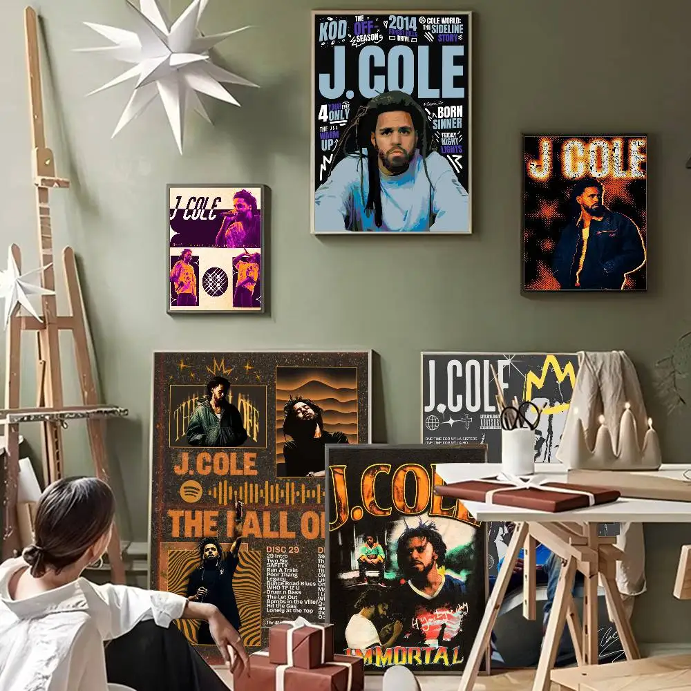 Pop Music Album Cover The Off-Season J.Cole Anime Posters Sticky HD Quality Wall Art Retro Posters for Home Kawaii Room Decor