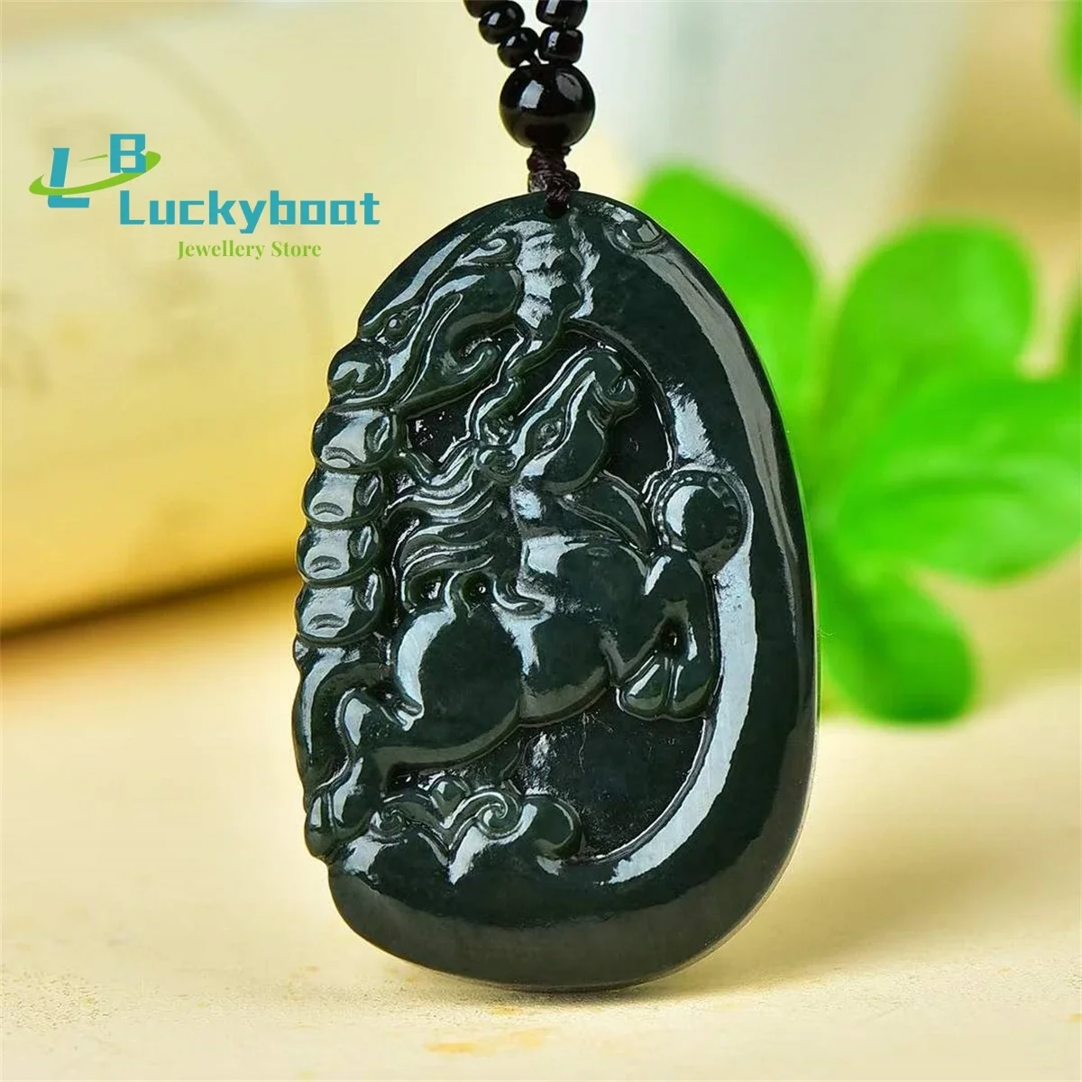 

Natural Hetian Black Sapphire Arrived Success Pendant Simple and Personalized Exquisite Fashion Versatile for Men and Women