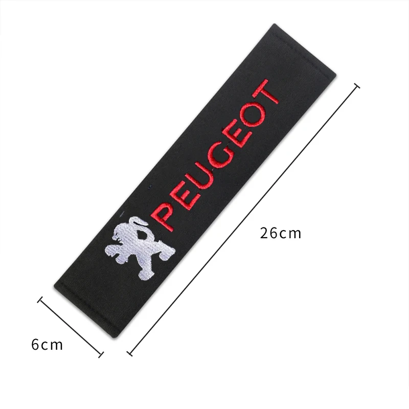 2 قطعة تصفيف السيارة حزام الأمان حماية منصات الكتف لبيجو 206 307 308 3008 207 208 407 408 508 2008 5008 107 106 205 301