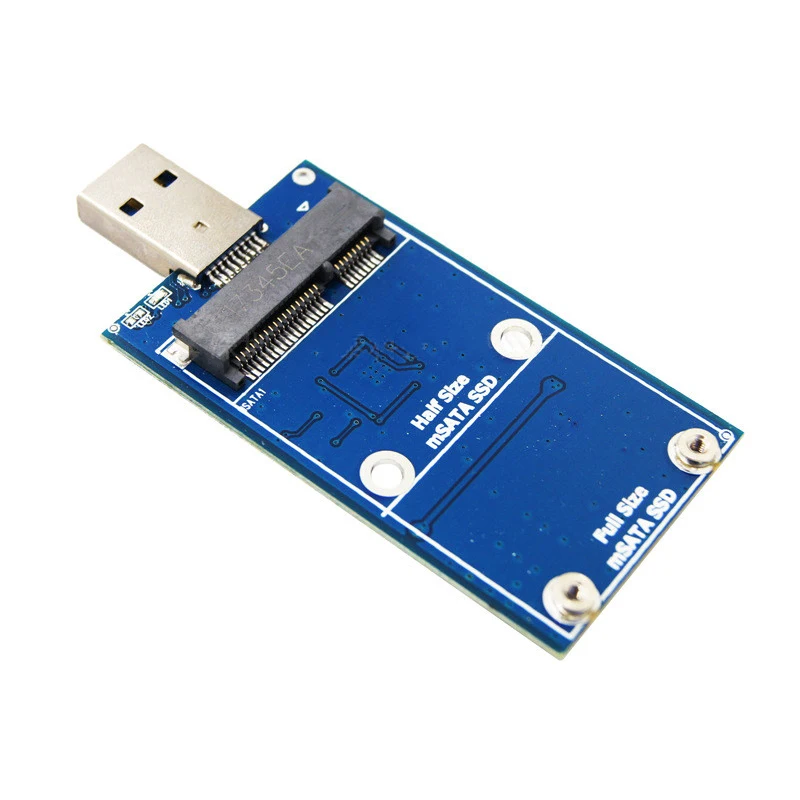 Mini PCI-E mSATA to USB 3.0 External SSD Converter Data Transmission Adapter Module Expansion Card for Windows Vista/7/8/Mac NEW