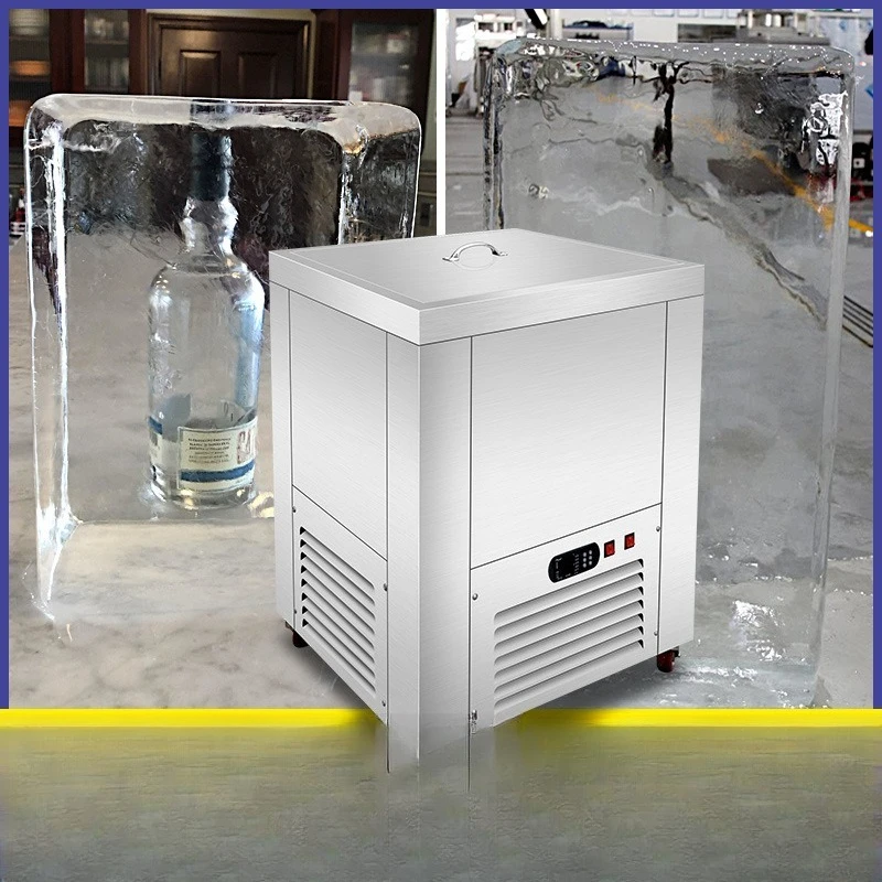 Bar transparent  machine, commercial transparent brick machine, edible  machine, bartending ice carving