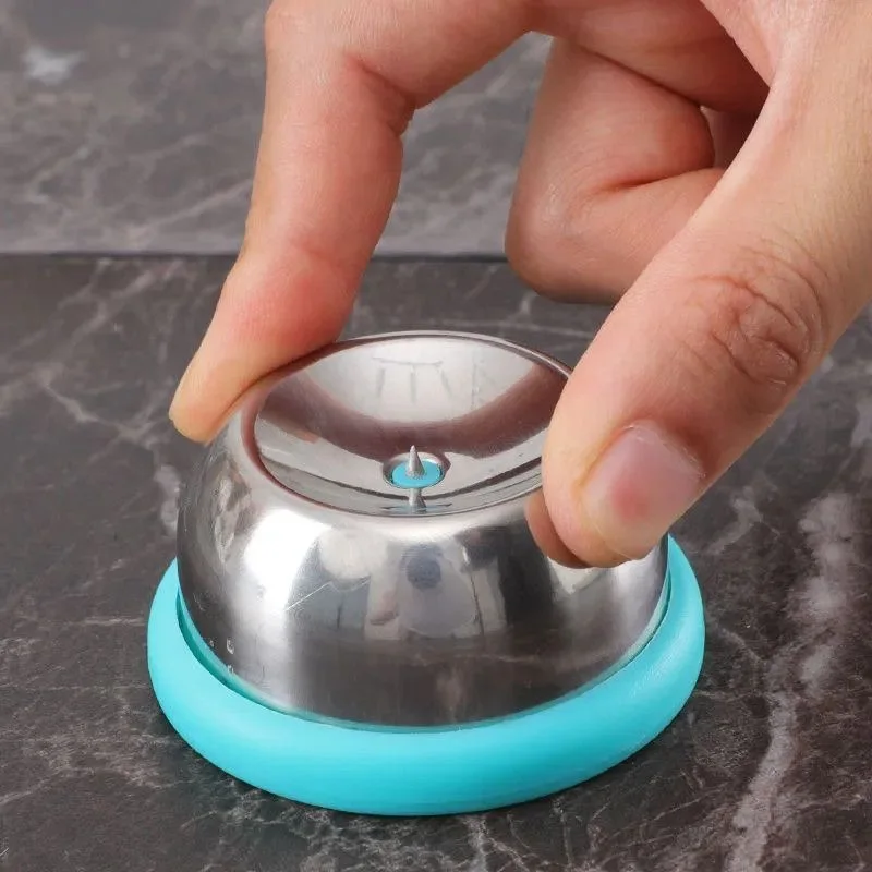 304 Stainless Steel Egg Puncher, Portable Egg Cracking Tool for Steamed Poached Eggs, Practical Kitchen Egg Hole Piercing Gadget