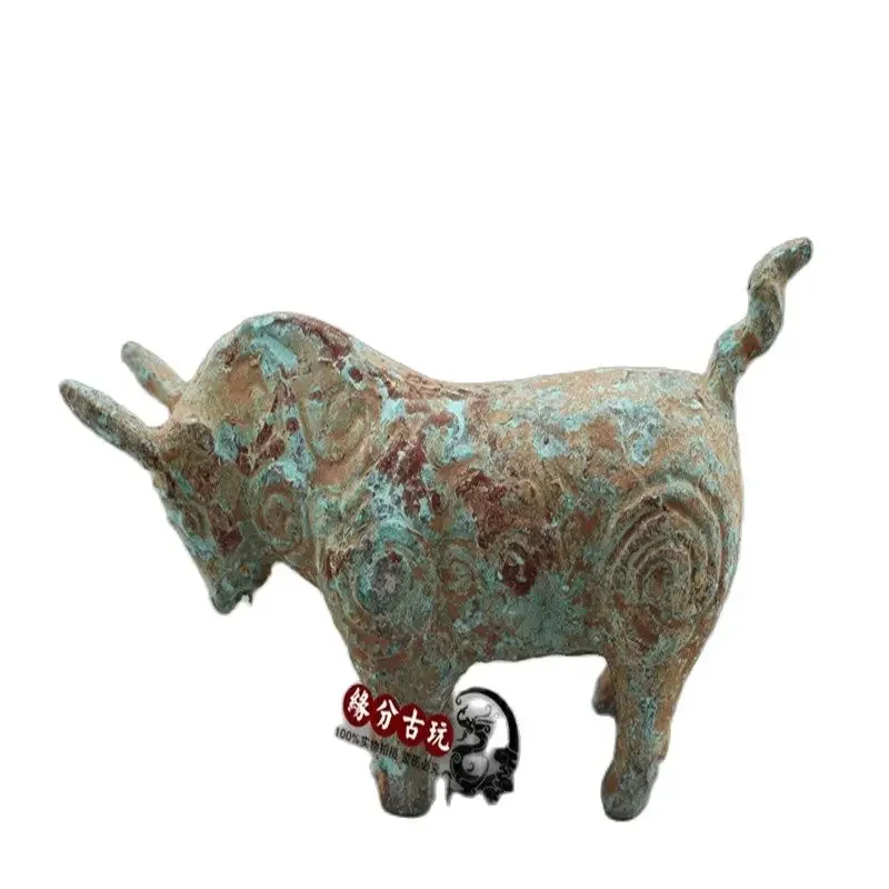 Chinese Old Bronze Statue Cattle Copper Statue