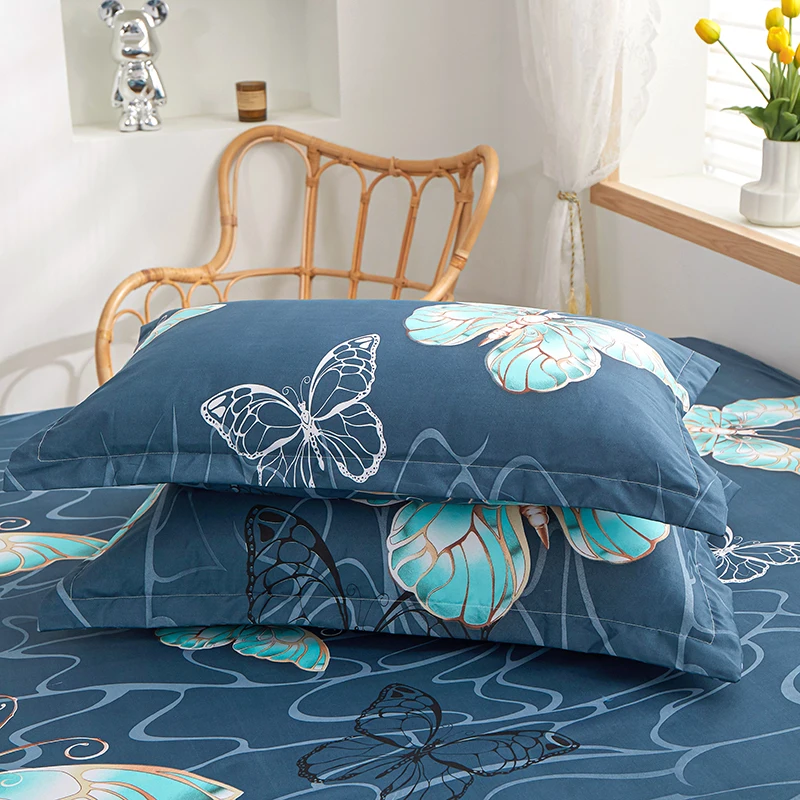 American Style 1 Piece of Bed Sheet for Bedroom 100%Polyeste Elastic Band Around Bedding  Only (excluding Pillowcases)