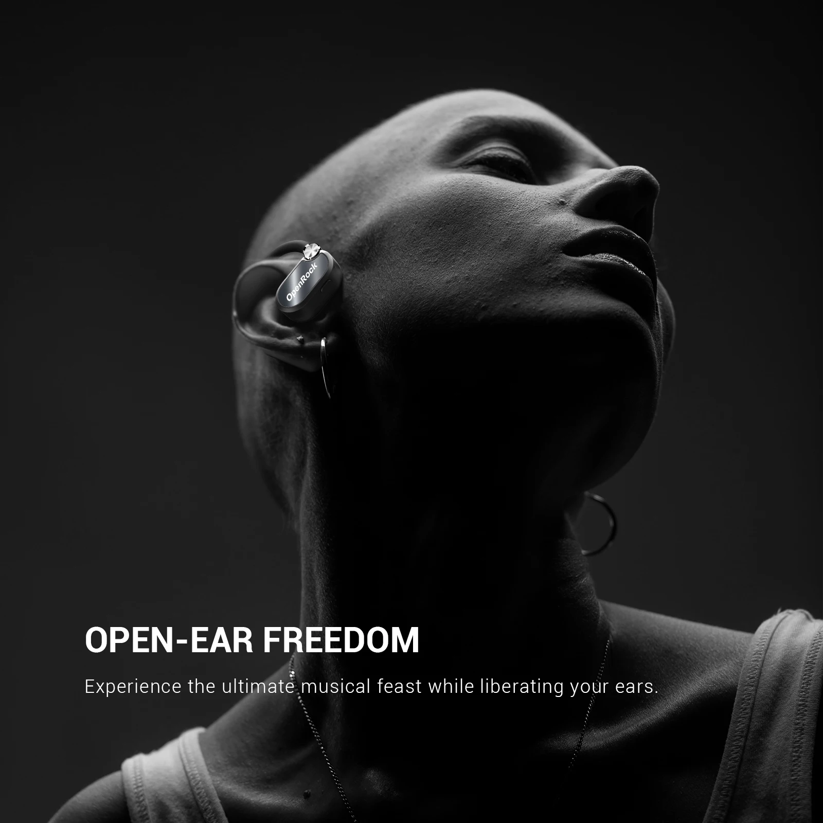 Oneodio OpenRock X Open Ear Headphones Bluetooth 5.3 Wireless Earphones OWS Air Conduction Sports Earbuds With 4 ENC Mic APP 48h