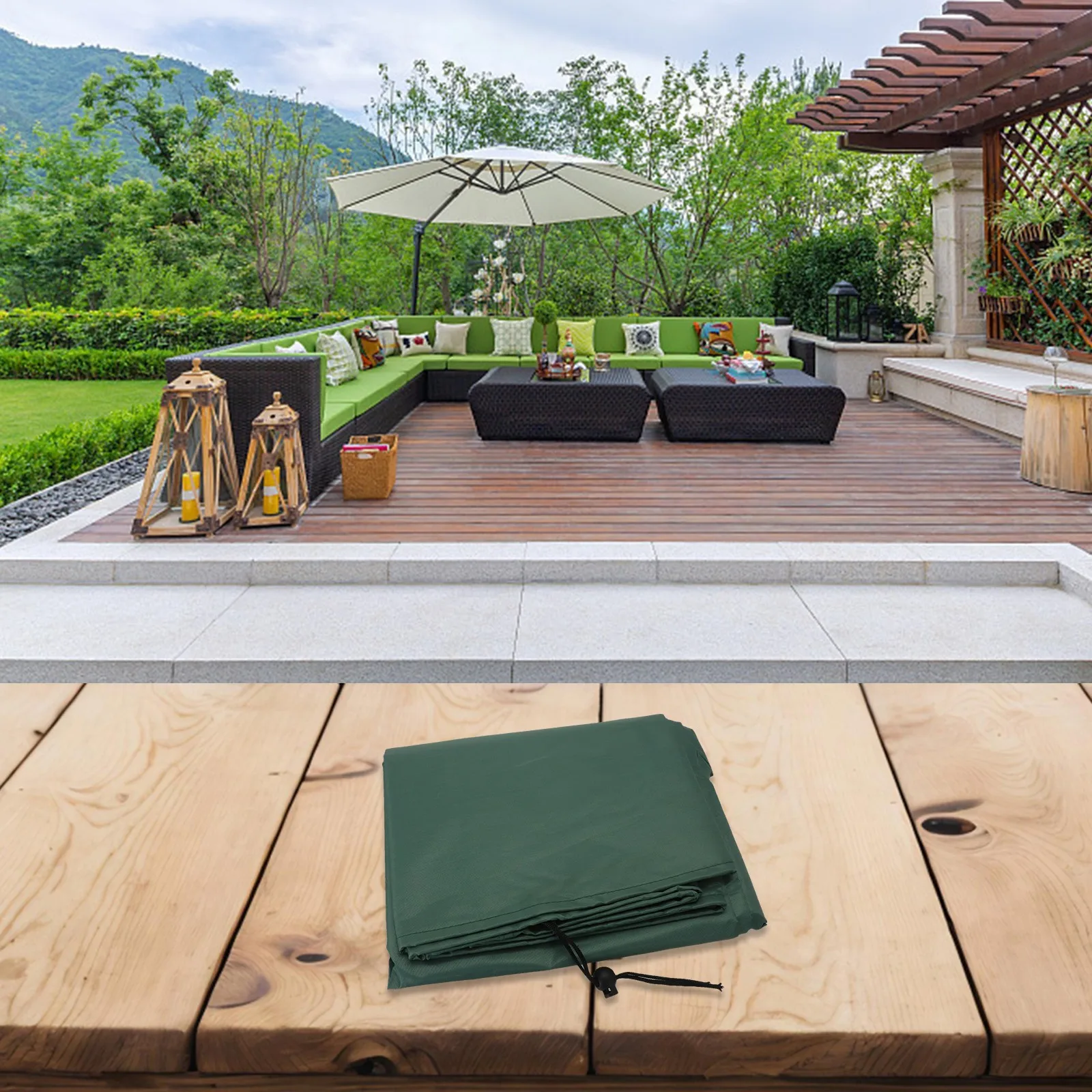 

Chair Cover Stacked Chair Cover Outdoor Chair Cover Easy To Clean Firm Construction Long-lasting Protection 210D Oxford Material