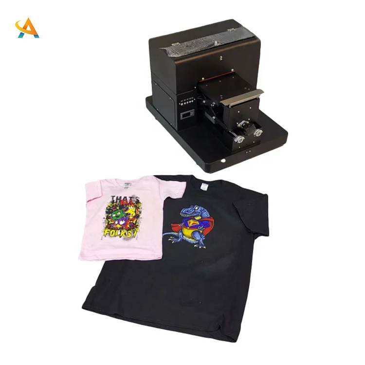 

A3 size direct to garment dtg flatbed printer digital inkjet tshirt printing machine