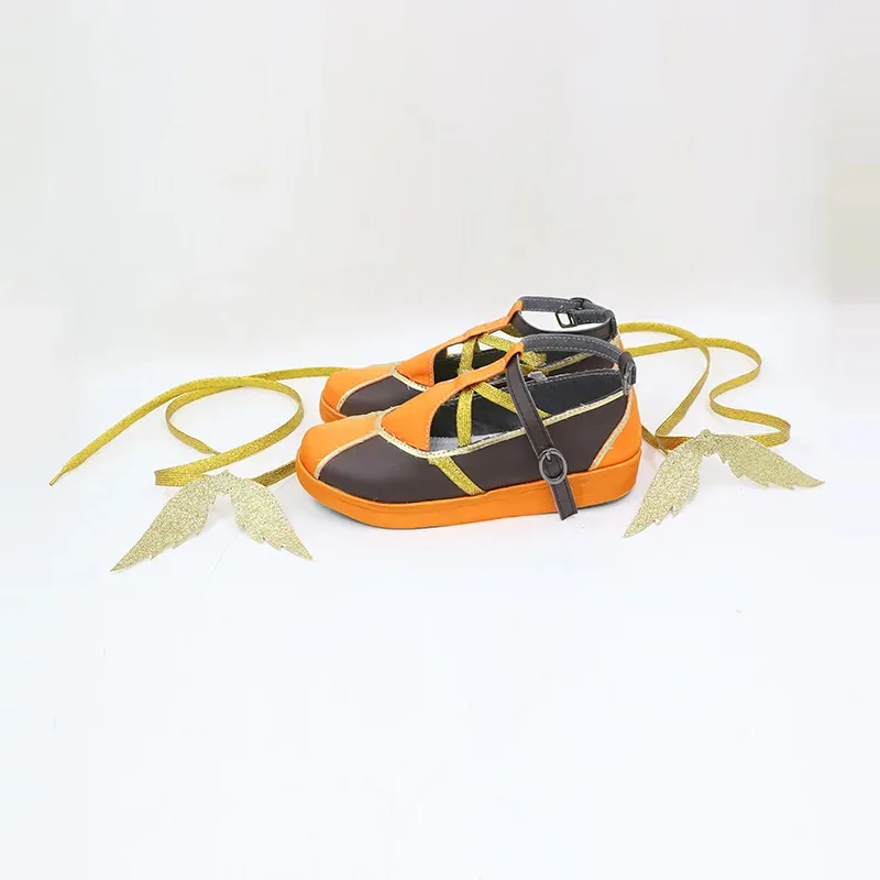 لعبة Tekken 8 Ling Xiaoyu أحذية كوسبلاي أحذية برتقالية للهالوين وأعياد الميلاد كرنفال لعب الأدوار دعائم الحفلات للنساء والرجال 6؛ d'3,h'7.b