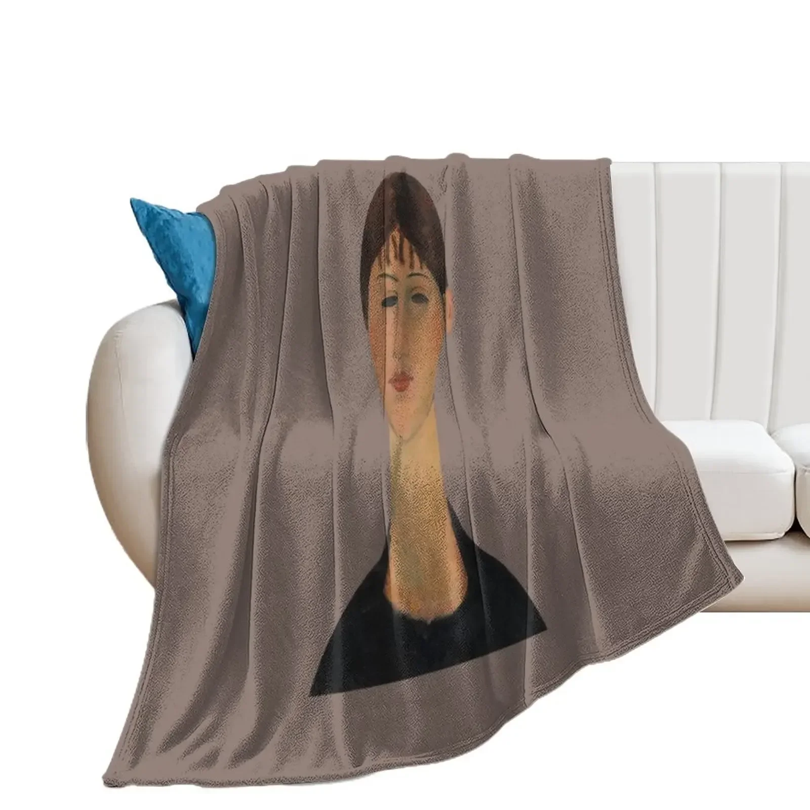 Amedeo Modigliani - Portraits Throw Blanket cosplay anime Softest Blankets