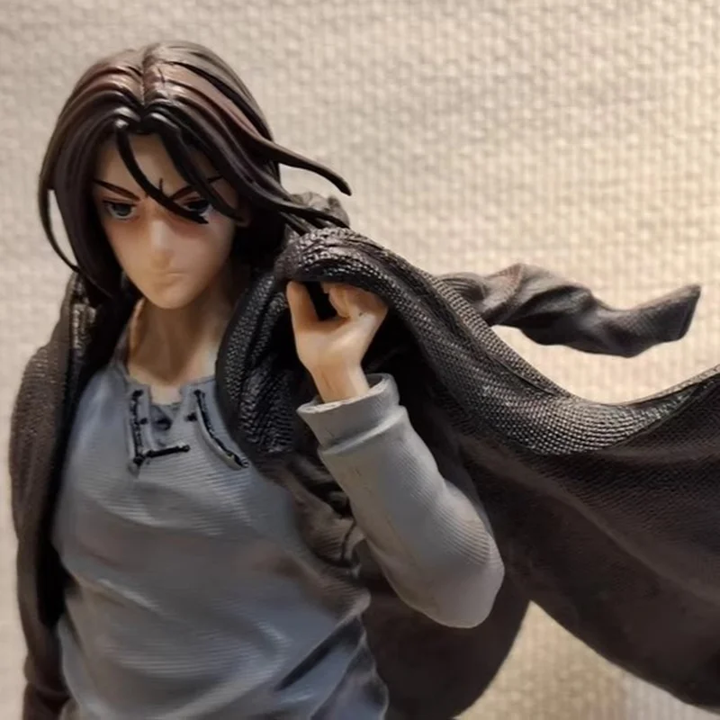 30CMアニメフィギュア 進撃の巨人 エレン・イェーガー フィギュア 立ち姿 スーツ着せ替え 交換可能ヘッドモデル GK玩具 ギフト アクションフィギュア