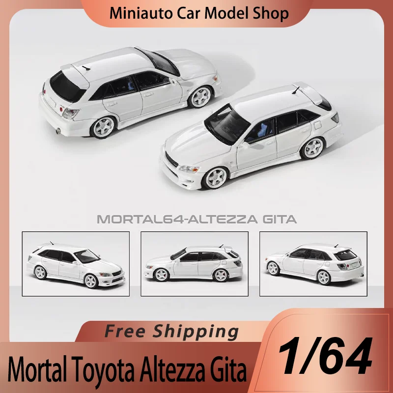 Nuevo en Stock Mortal 1:64 Toyota Altezza Gita Elixir aleación miniatura modelo fundido a presión edición limitada 999 Uds Toyota Altezza Gita juguete