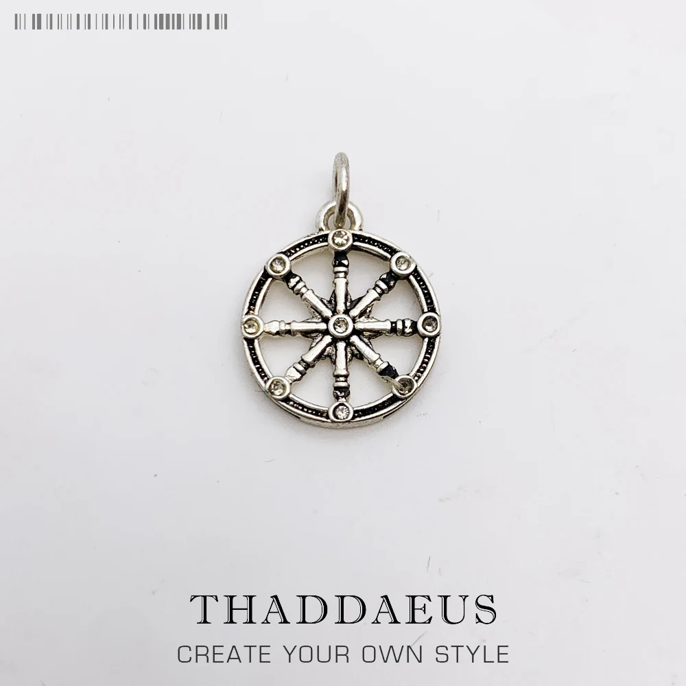 

Pendant Karma Wheel,2019 Brand New Jewelry Europe Style Bijoux Vintage Accessorie Gift For Men Woman