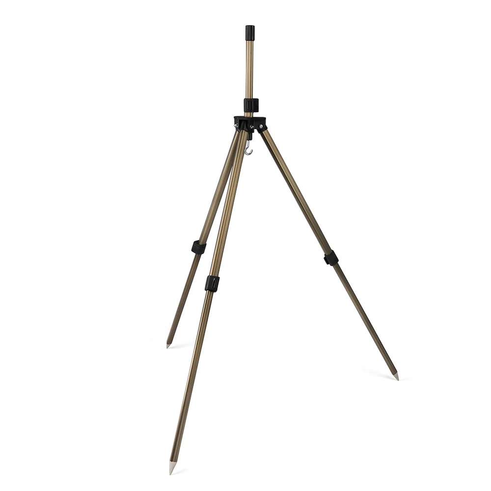 W.P.E 61cm Fishing Rod Pod Foldable Adjustable Telescopic Holder Ripod Stand Aluminum Alloy Pole Bracket Fishing Tackle