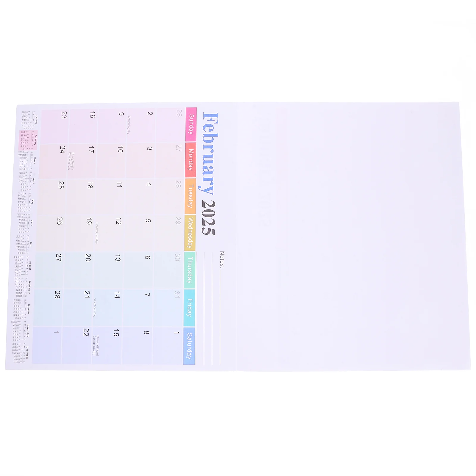 

Small Refrigerator for Room Monthly Calendar 2025 Magnetic Planner The Paper Office Wall Calendars