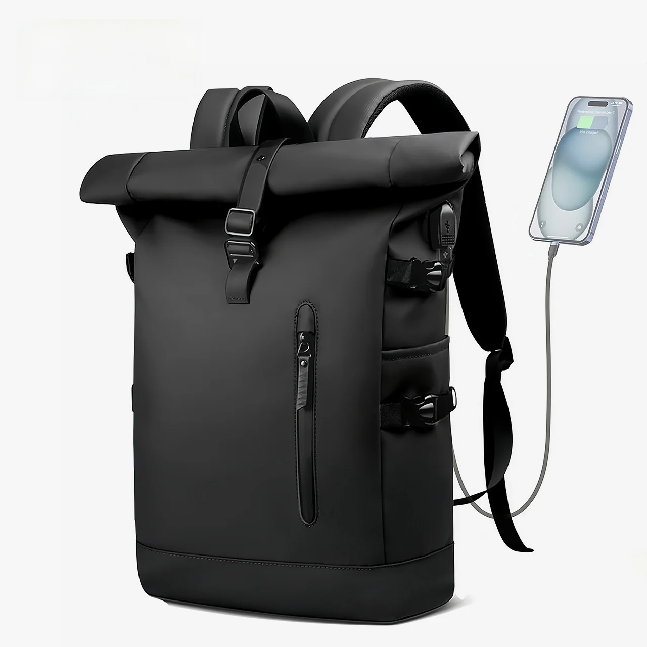 Housse De Pluie Imperméable Pour Sac à Dos - Taille 18-28 Litres - Bandes Réfléchissantes - Pour Randonnée, Vélo, Voyage - 11